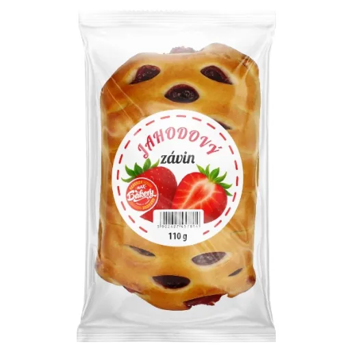 Závin MaxBakery 110g Jahoda 