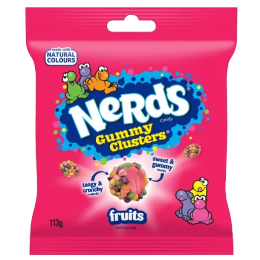 Nerds 113g Clusters Fruits