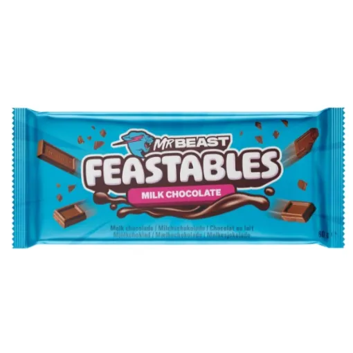 MrBeast 10b*18ks*60g Milk Chocolate - Mléčná čokoláda