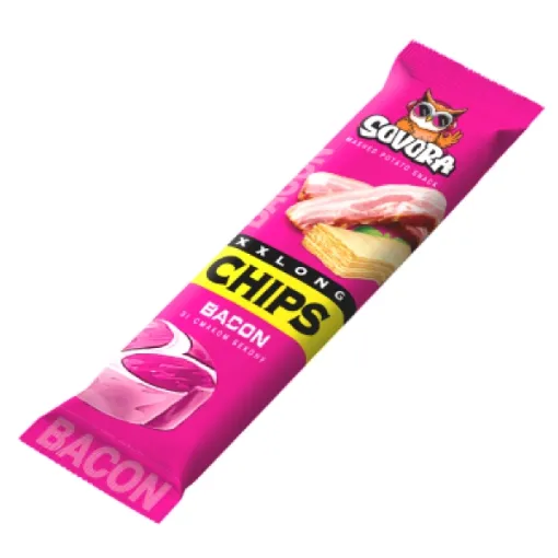 Sovora Long Chips 50g ThinPack - Bacon Slanina