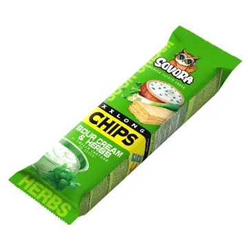 Sovora Long Chips 70g Sour Cream&Herbs