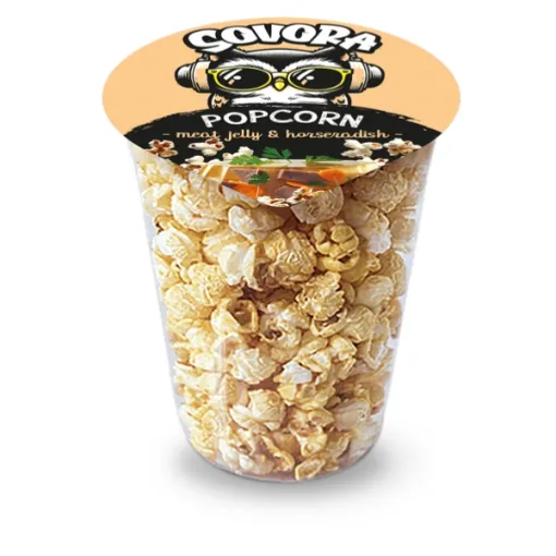 Sovora Popcorn CUP 20g Meat Jelly&Horseradish