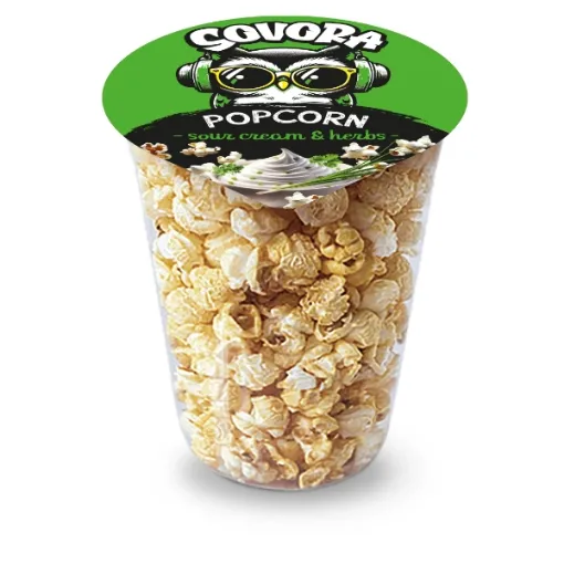 Sovora Popcorn CUP 20g Sour Cream&Herbs