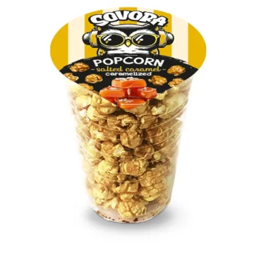 Sovora Popcorn Karamel CUP 60g  Salted Caramel