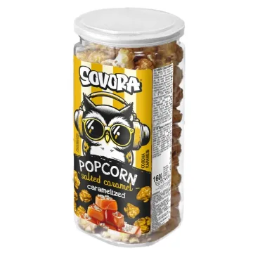 Sovora Popcorn Karamel Tube 160g Salted Caramel