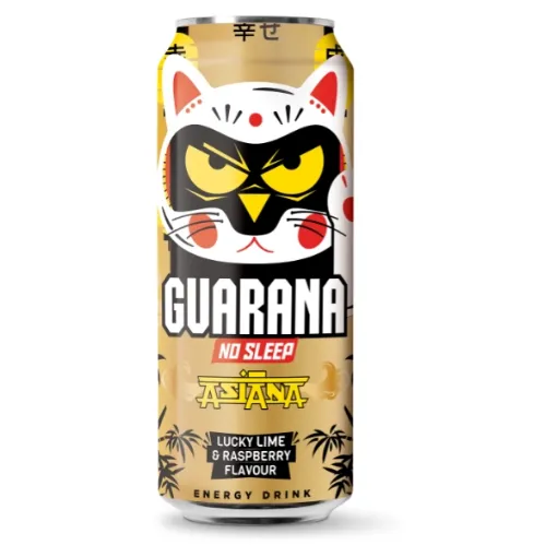 Guarana Plech Asiana 500ml Luchy Lime &Raspberry 