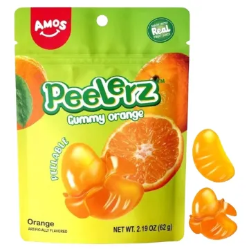 Amos Peelerz Gummy 65g Orange