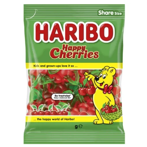 Haribo H2 Happy Cherries 185g N2