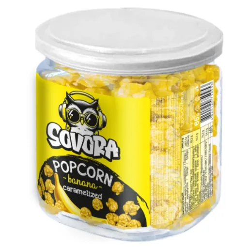 Sovora Popcorn Karamel Tube 70g Banana