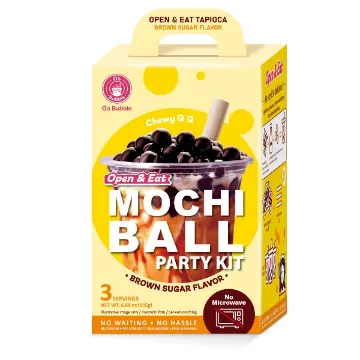 Bubble Tea Mochi Ball 195g Brown Sugar (DIY KIT - 3 Cups)