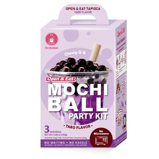 Bubble Tea Mochi Ball 195g Taro (DIY KIT - 3 Cups)